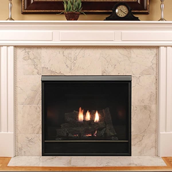 Empire Deluxe Clean Face Direct-Vent Gas Fireplace Ceramic Fiber Log Set DVCD36FP70N - main